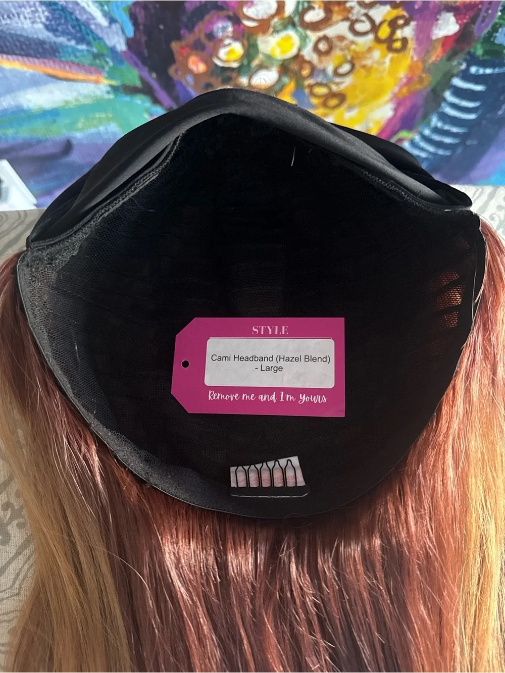 CSC Cami Headband Wig - Hazel Blend (Auburn with Muted Copper Highlights) NWT